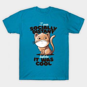 Socially Distant Cat T-Shirt