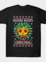Hakuna matata ugly christmas sweater T-Shirt