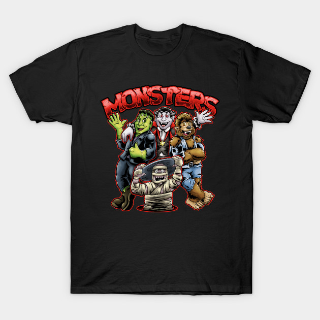 Monsters - Universal Monsters T-Shirt - The Shirt List
