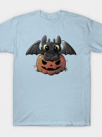Spooky Dragon Cute Funny Halloween Pumpkin T-Shirt