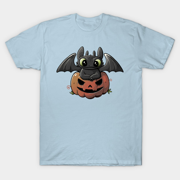 Spooky Dragon Cute Funny Halloween Pumpkin T-Shirt - The Shirt List