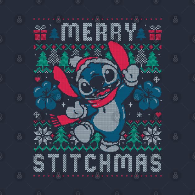 Merry Stitchmas Funny Cute Christmas Gift