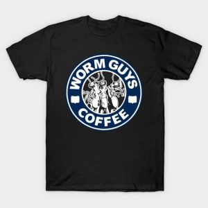 Worm Guys Coffee - Men in Black T-Shirt