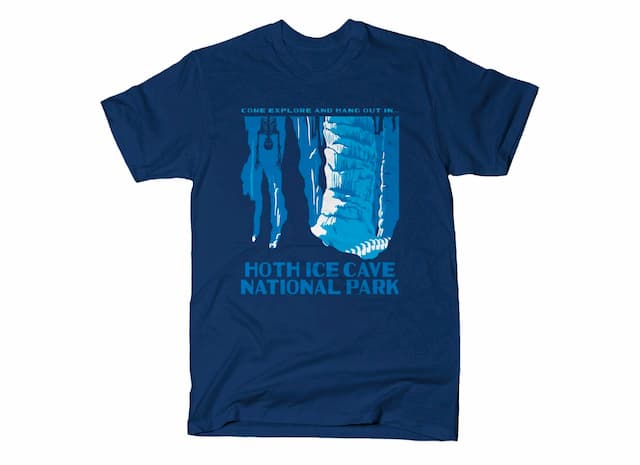 HOTH ICE CAVE NATIONAL PARK T-Shirt