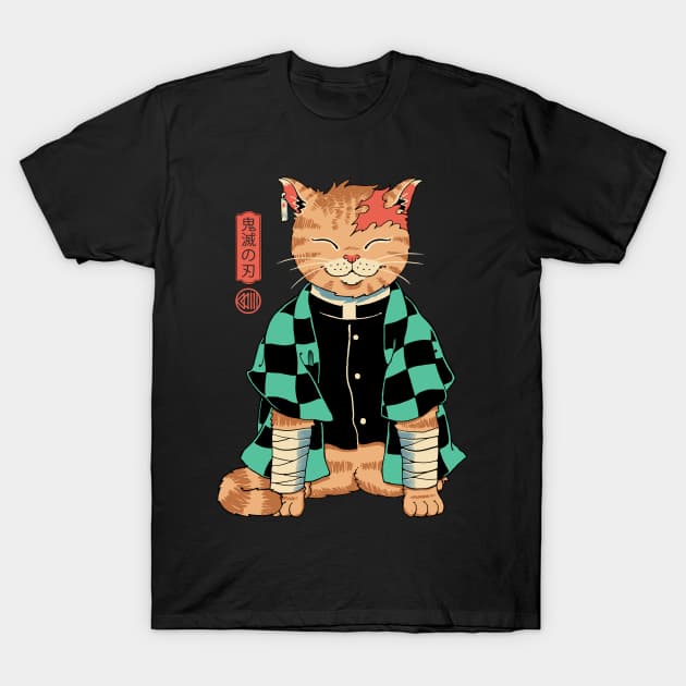 Demon Slayer Cat T-Shirt