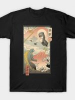 Kaiju Fight in Edo T-Shirt