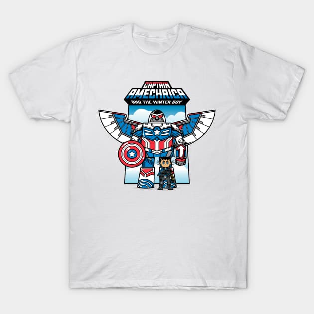 CAPTAIN AMECHRICA AND THE WINTER BOY T-Shirt