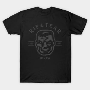 IDKFA - Grey Doom T-Shirt