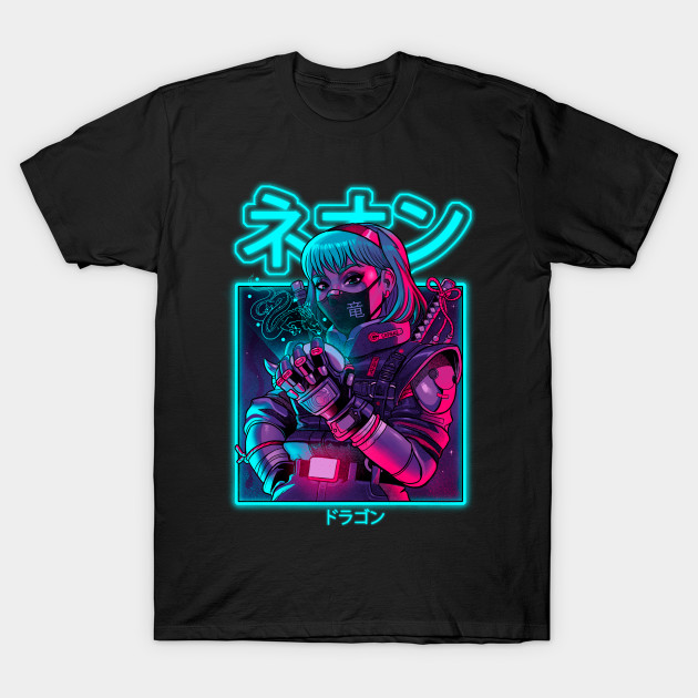 Neon Dragon Bulma T-Shirt
