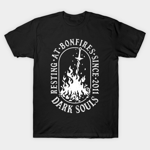Resting at Bonfires Dark Souls T-Shirt
