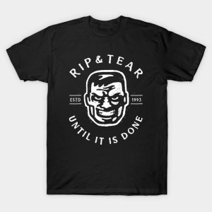 Rip And Tear - IDKFA Doom T-Shirt
