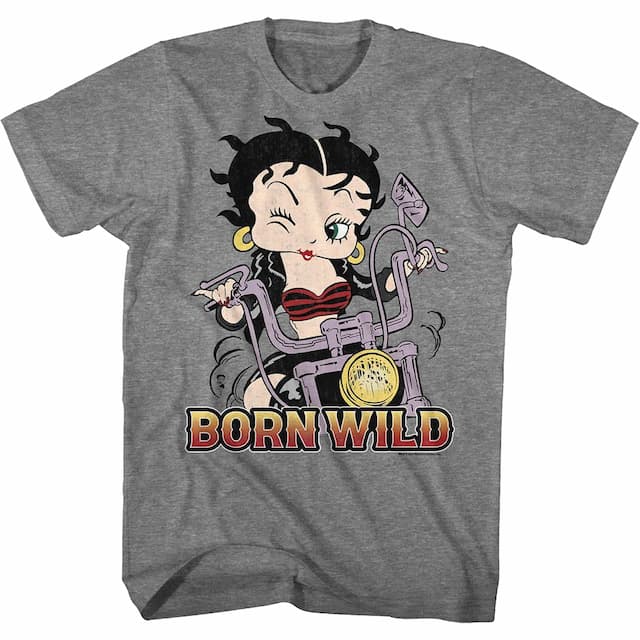 Born Wild Betty Boop T-Shirt