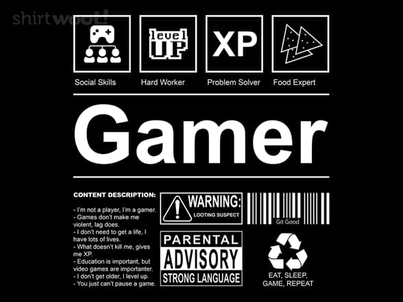 I'm a Gamer Label