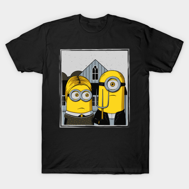 American gothic Minion parody T-Shirt