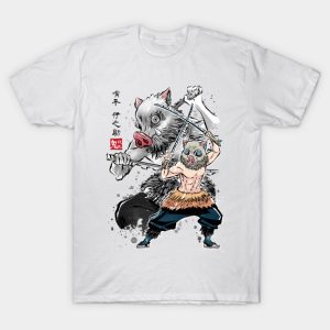 Demon slayer Inosuke sumi-e T-Shirt