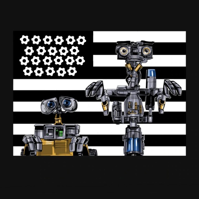 Wall-E / Johnny 5 T-Shirt