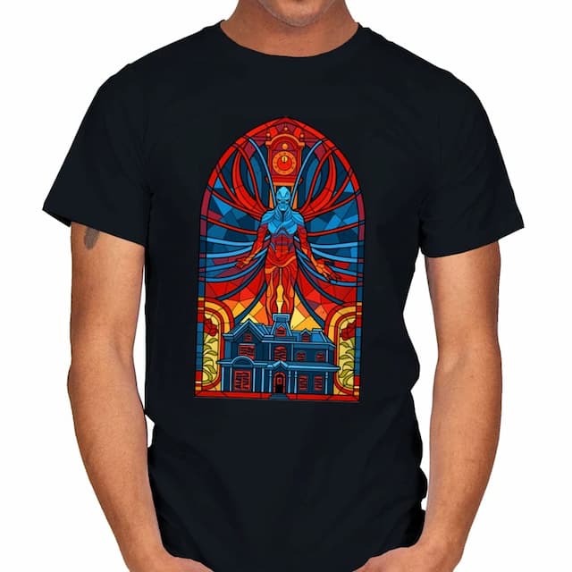 STAINED GLASS 001 - Stranger Things T-Shirt