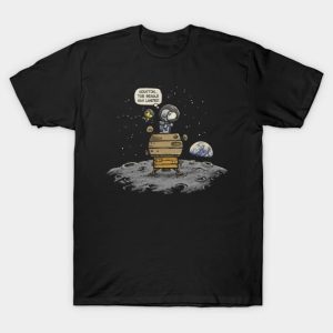 The Beagle has Landed Snoopy T-Shirt