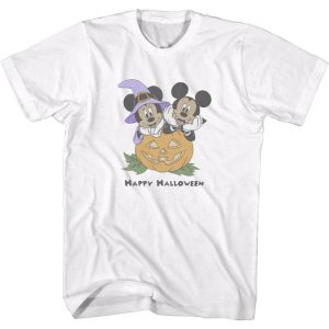 Minnie Mouse Mickey Mouse Happy Halloween T-Shirt