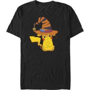 Pikachu Halloween Witch T-Shirt