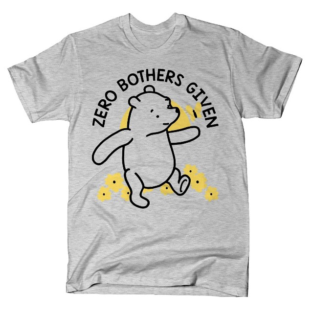 ZERO BOTHERS GIVEN - Winnie the Pooh T-Shirt