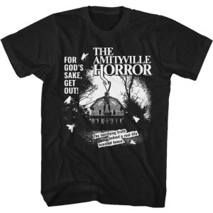 Black And White Haunted House Amityville Horror T-Shirt