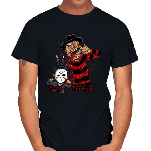DOUBLE SLASH Freddy and Jason T-Shirt