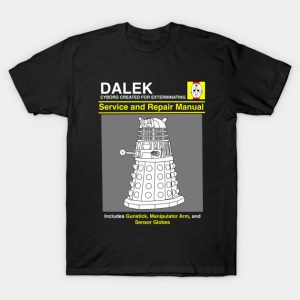 Dalek Service and Repair Manual Doctor Who T-Shirt