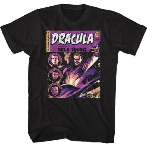 Dracula Comic Book Cover T-Shirt