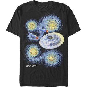 Starry Enterprise Star Trek T-Shirt