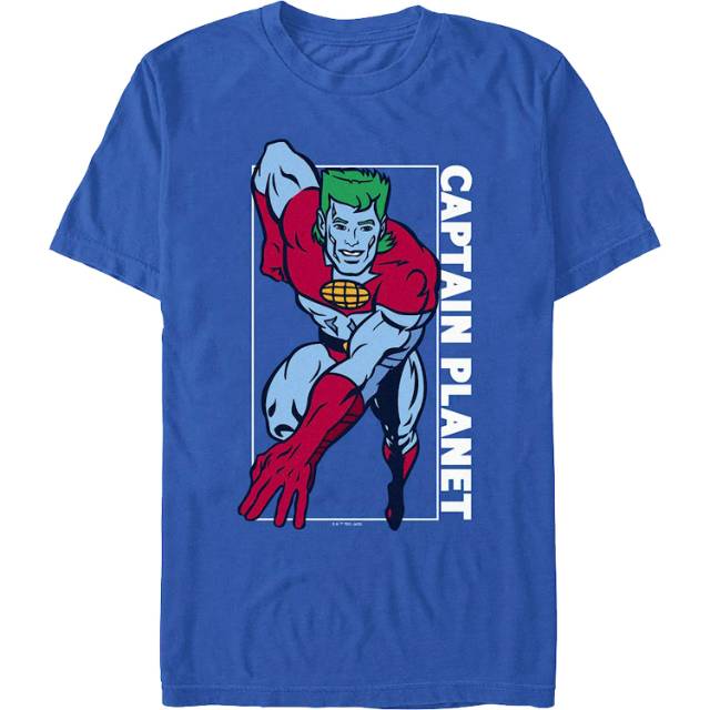 Captain Planet Action Pose T-Shirt