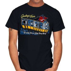 Greetings from Cyberplanet - Transformers T-Shirt