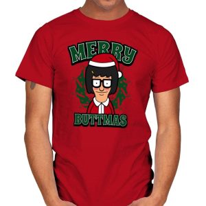 Merry Buttmas - Tina Belcher T-Shirt