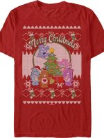 Merry Christmas Faux Ugly Sweater T-Shirt