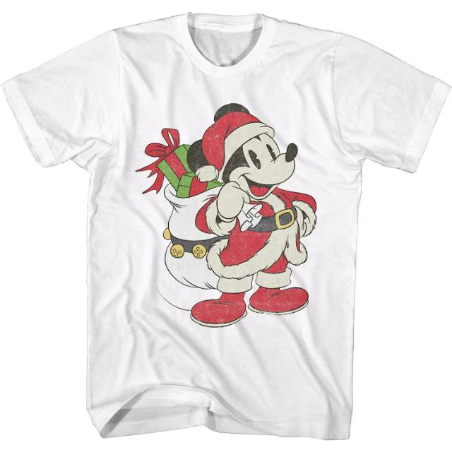 Mickey Mouse Santa Claus T-Shirt