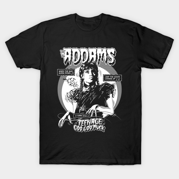 GOOGOO MUCK - Wednesday Addams T-Shirt
